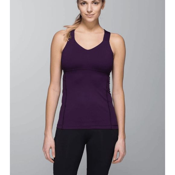 Lululemon Athletica NWT Push Ur Limits Tank Purple Size 12, MSRP $58 - Picture 1 of 10